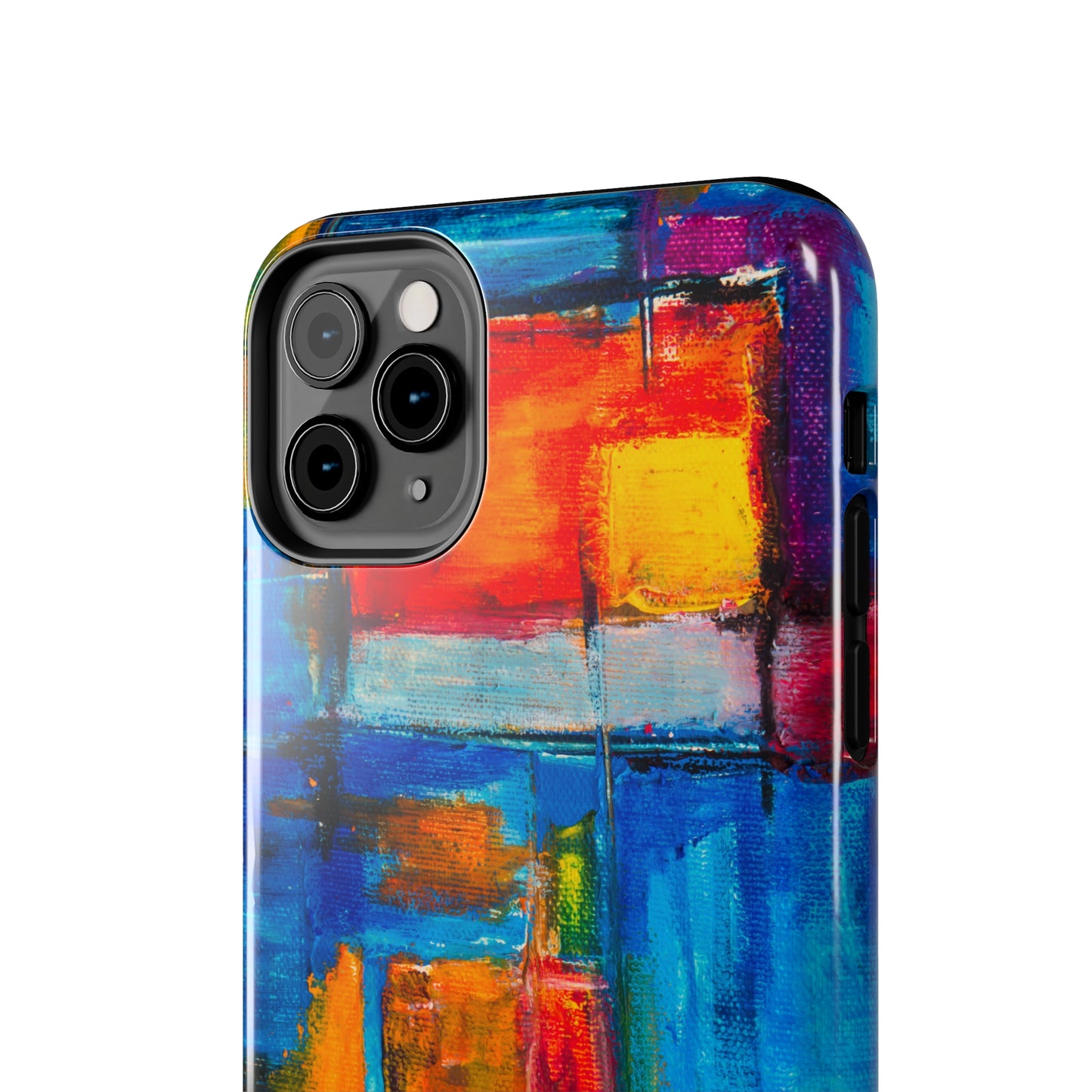 Rainbow Abstract Painting Iphone Tough Phone Case