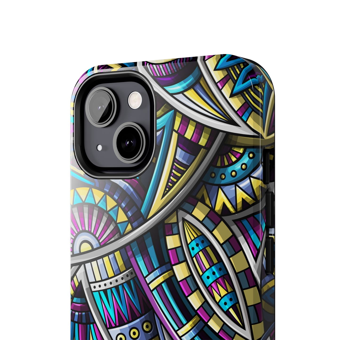 Tribal Colorful Abstract Design Iphone Tough Phone Case