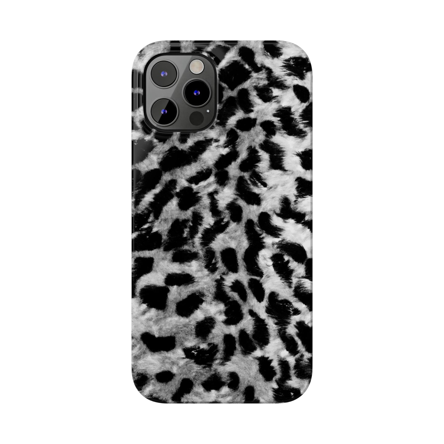 Leopard Fur Print Iphone 15-12 Slim Phone Case