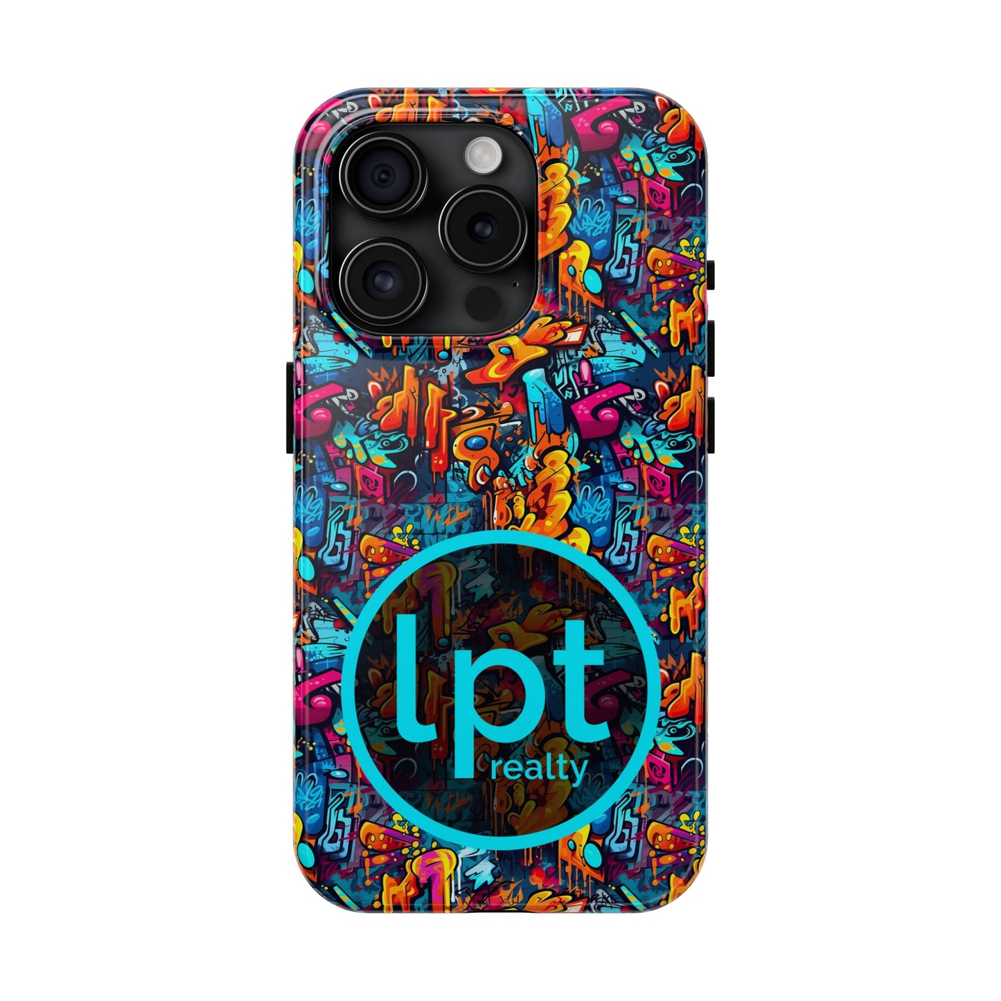 3D Abstract Graffiti Colorful Design Iphone Tough Phone Case