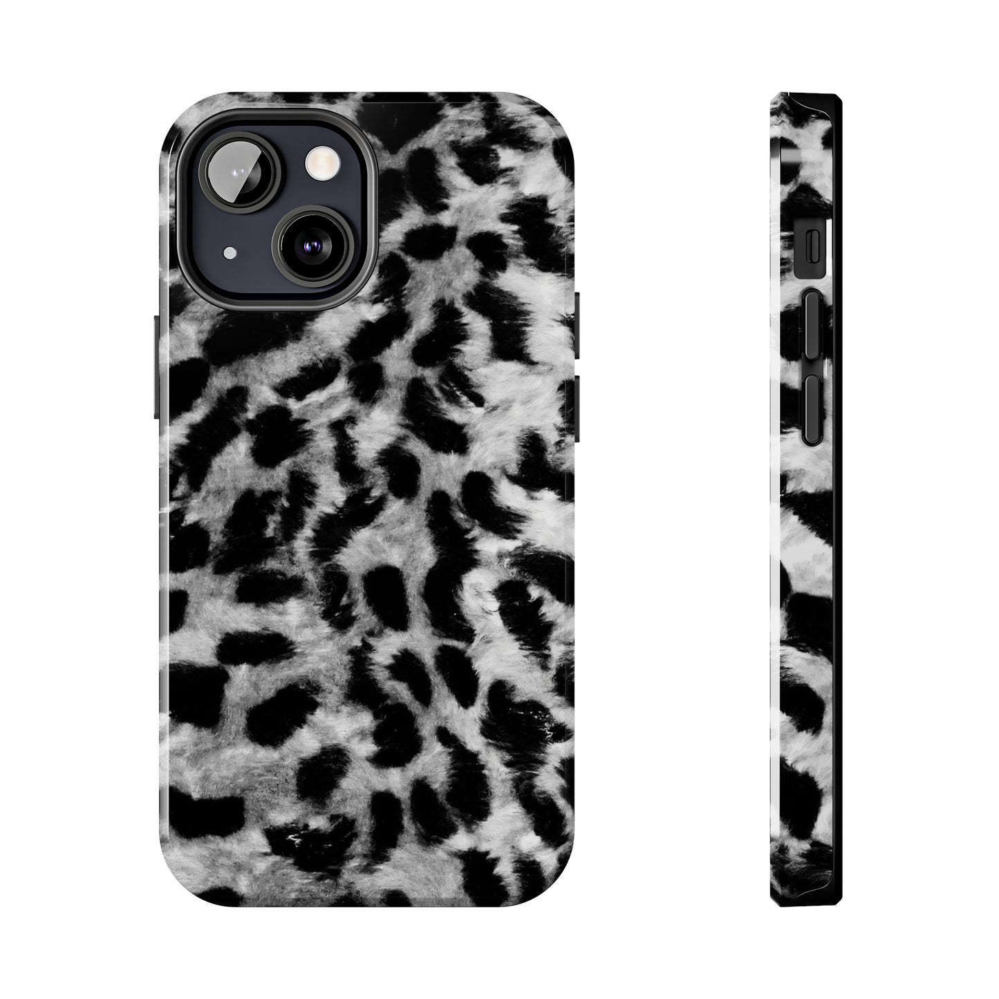 Leopard Fur Print Iphone Tough Phone Case