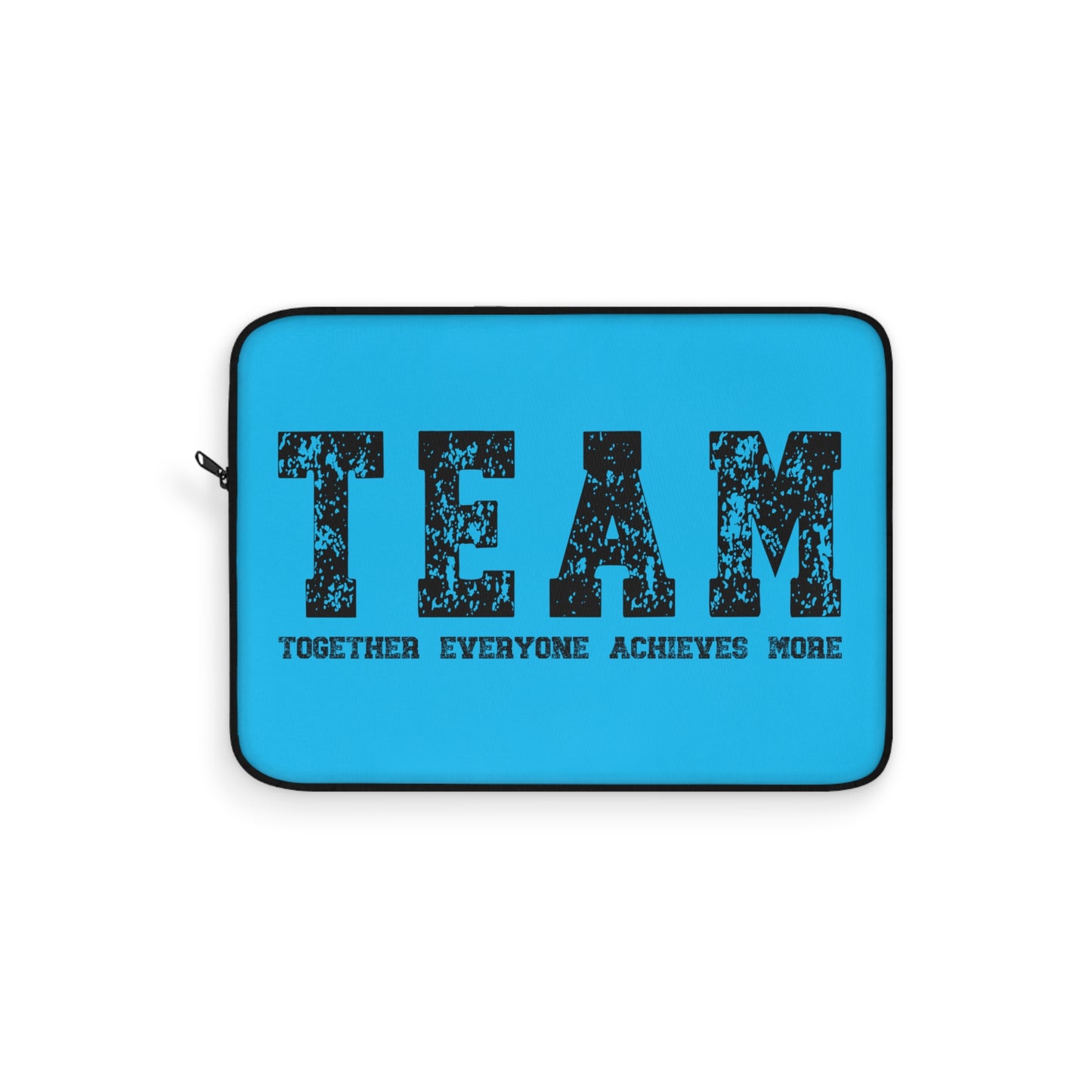 TEAM Together Everyone Achieves More Blue & Black Laptop or Ipad Protective Sleeve 3 Sizes