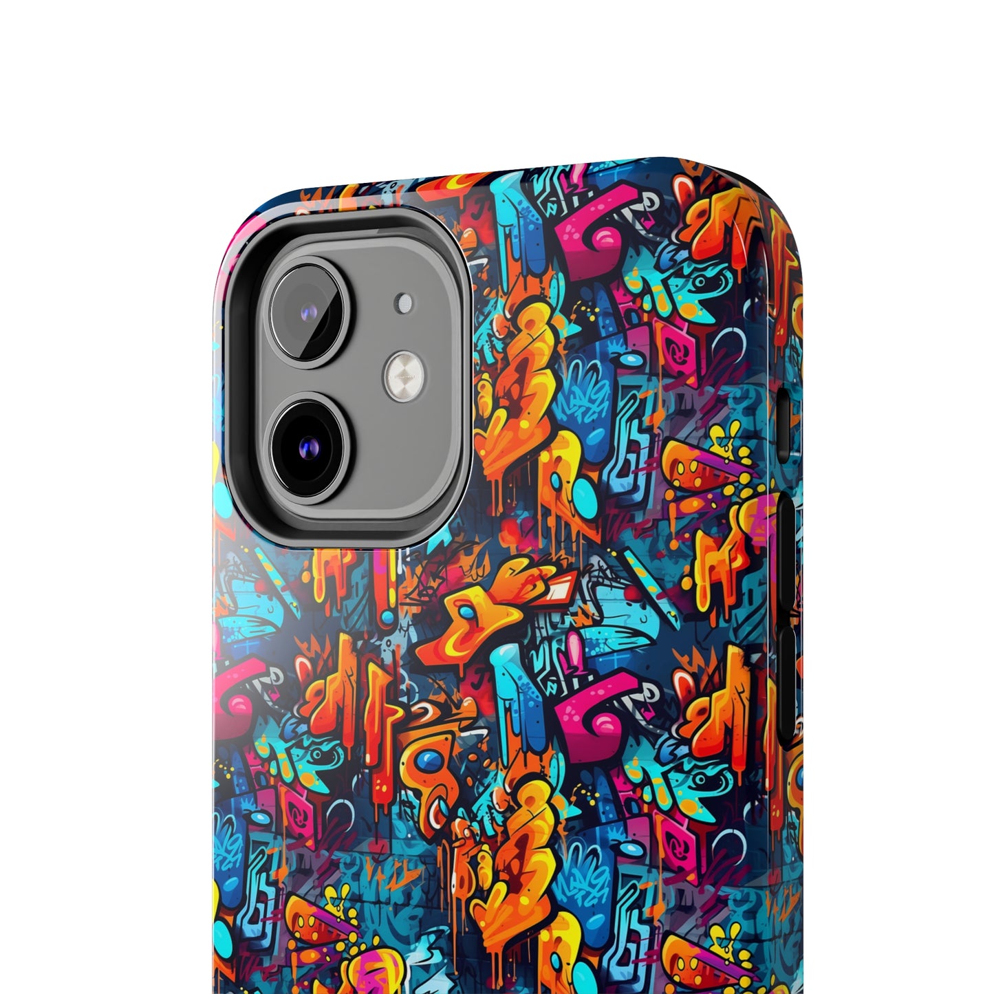 3D Abstract Graffiti Colorful Design Iphone Tough Phone Case