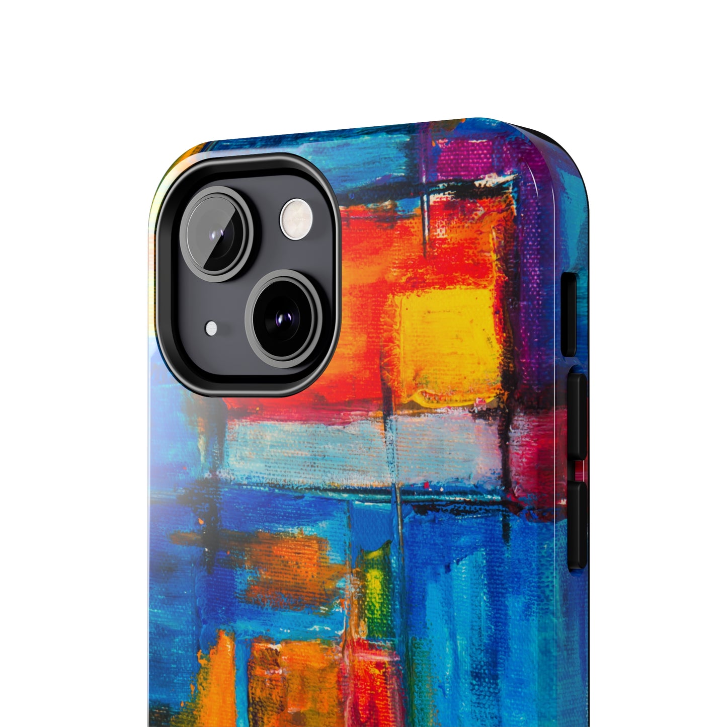 Rainbow Abstract Painting Iphone Tough Phone Case