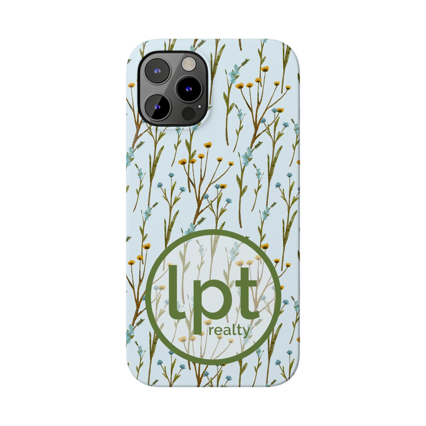 LPT Realty Logo -  Wildflowers Design Iphone 15-12 Slim Phone Case