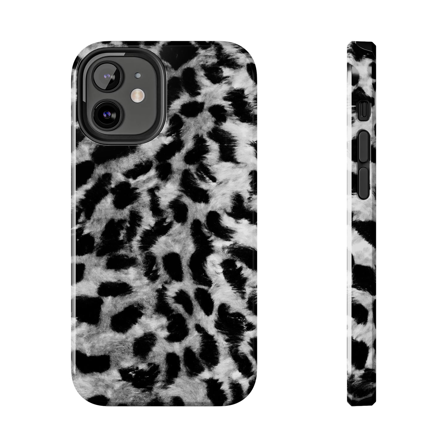 Leopard Fur Print Iphone Tough Phone Case