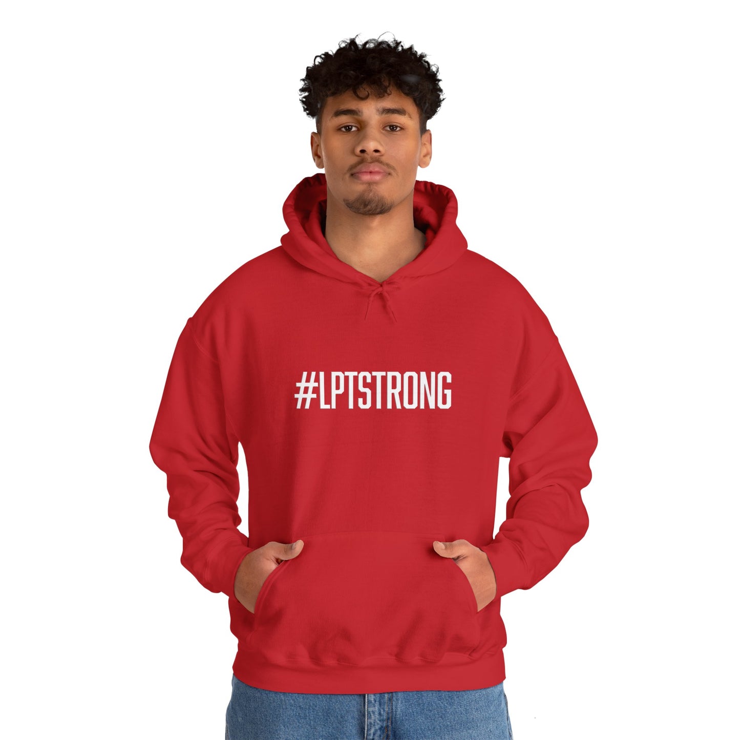 #LPTSTRONG White Lettering - Unisex Hooded Sweatshirt S-5XL - 9 Colors