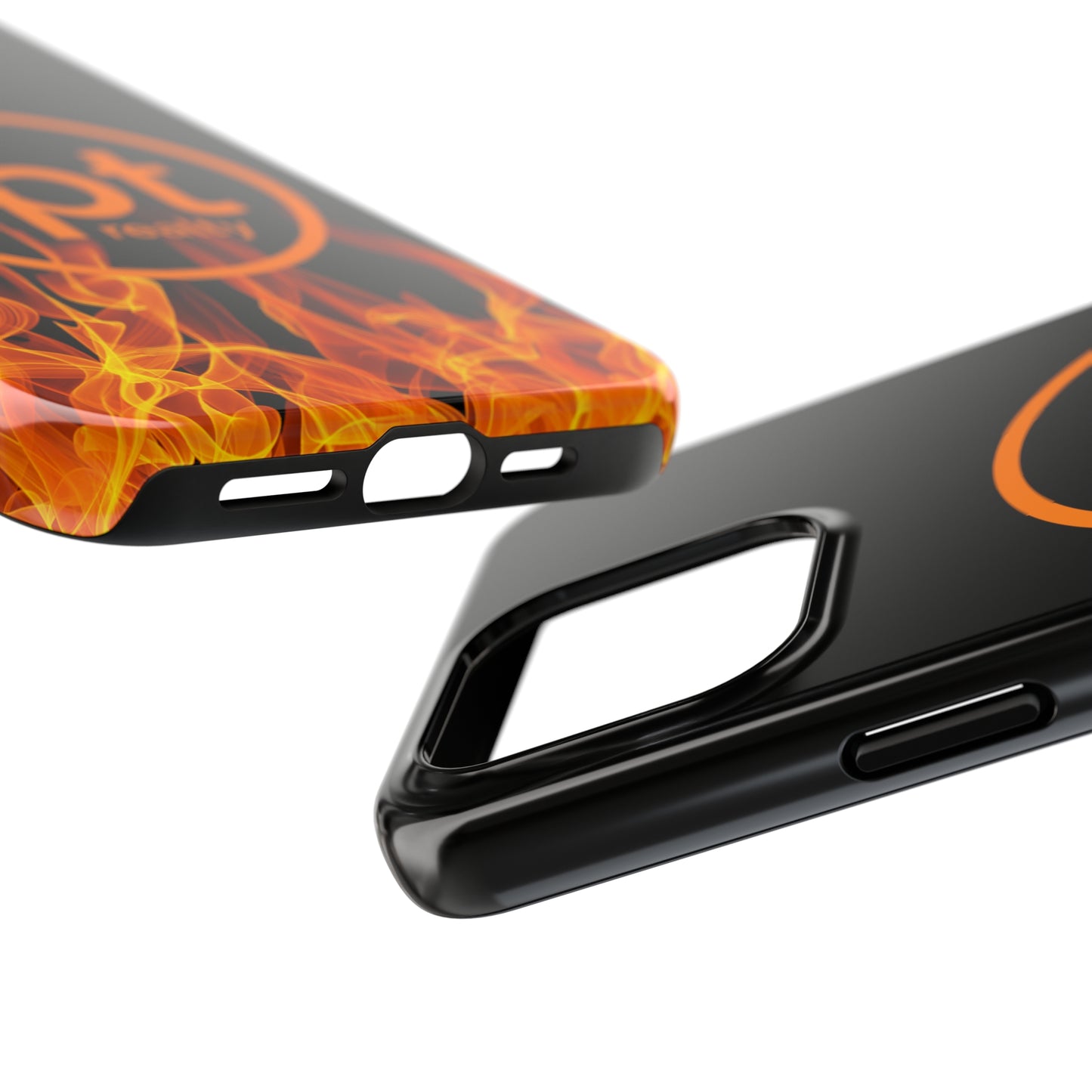 LPT Realty Logo -  Flames of Fire Iphone Tough Phone Case