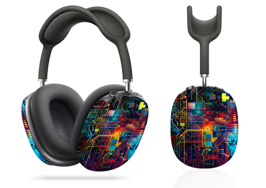 Cyber Circuit: Futuristic Tech Art Print AirPod Max Case Protective Covers