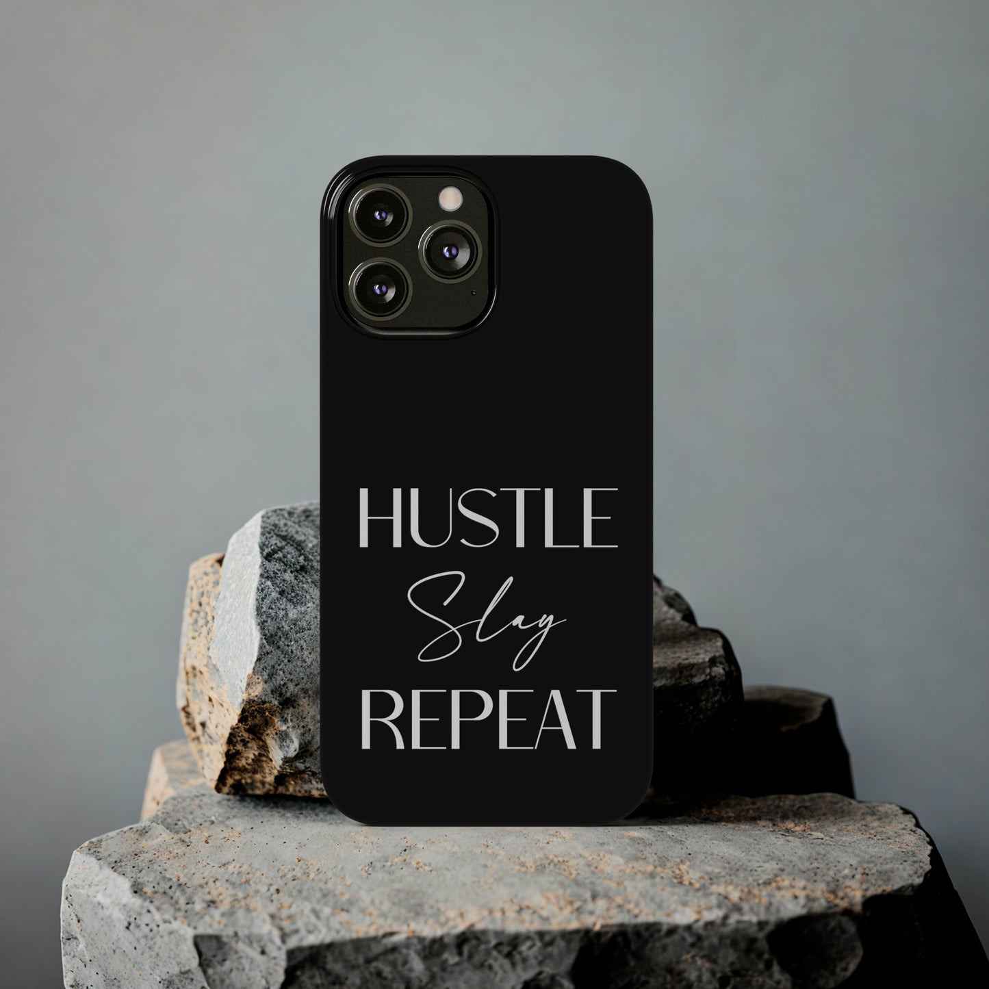 Hustle Slay Repeat Iphone 15-12 Slim Phone Case