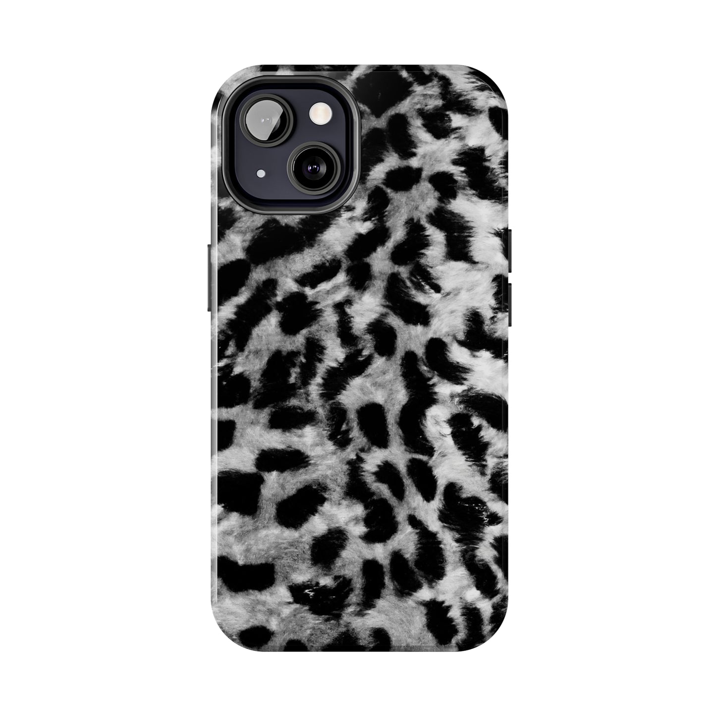 Leopard Fur Print Iphone Tough Phone Case