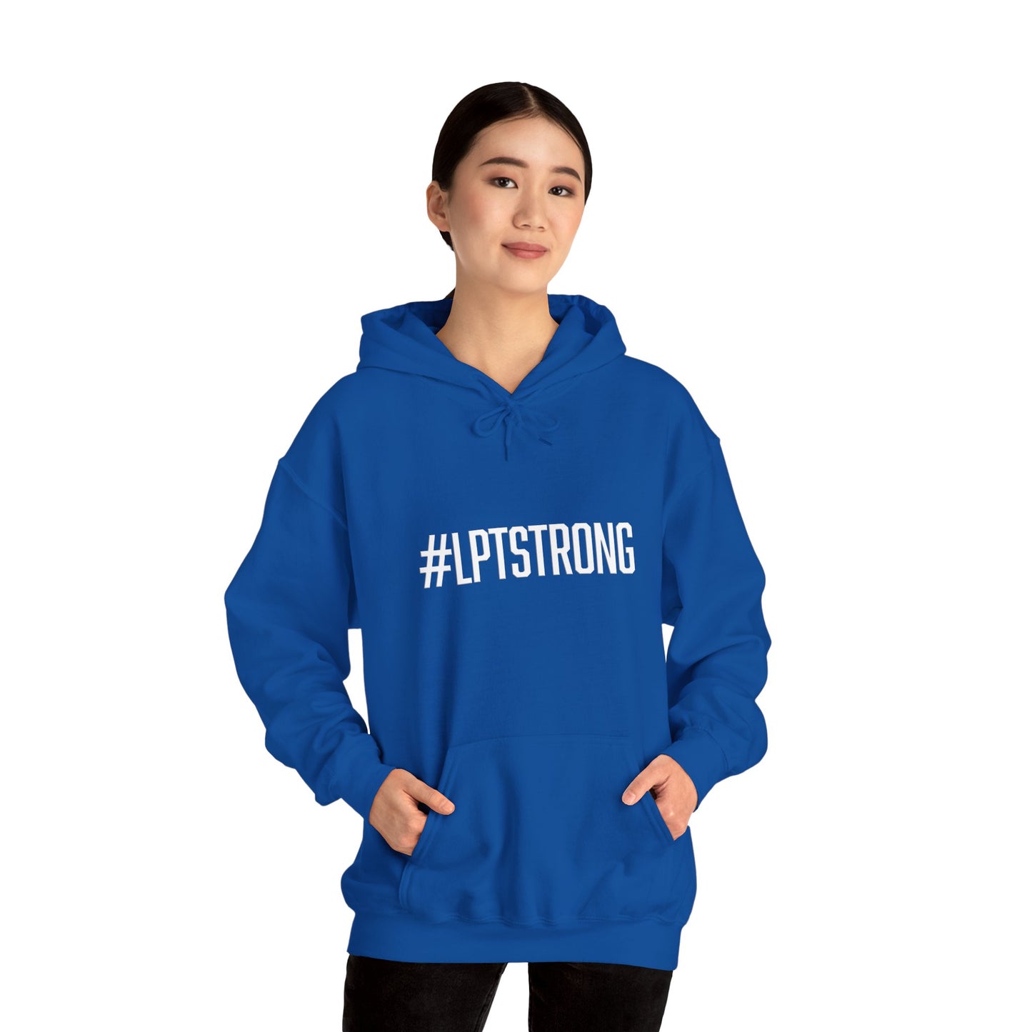 #LPTSTRONG White Lettering - Unisex Hooded Sweatshirt S-5XL - 9 Colors