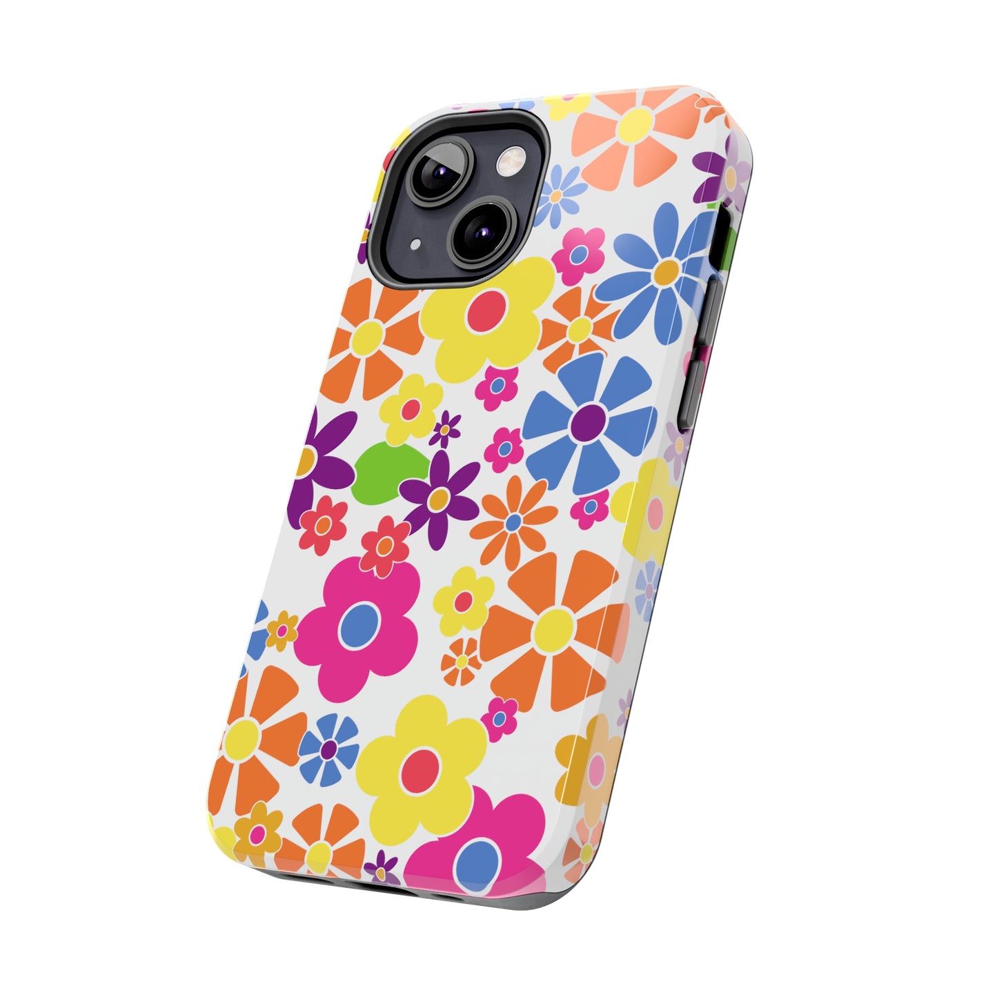 Flower Power Design Iphone Tough Phone Case