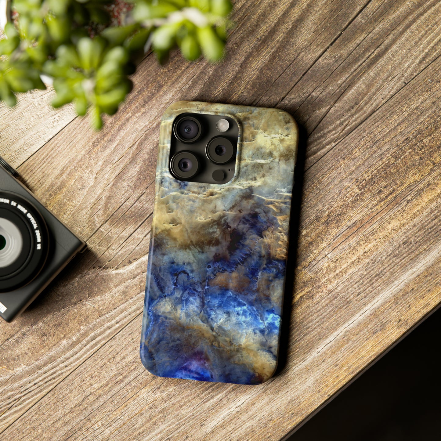 Ocean and Beach Abstract Iphone 15-12 Slim Phone Case