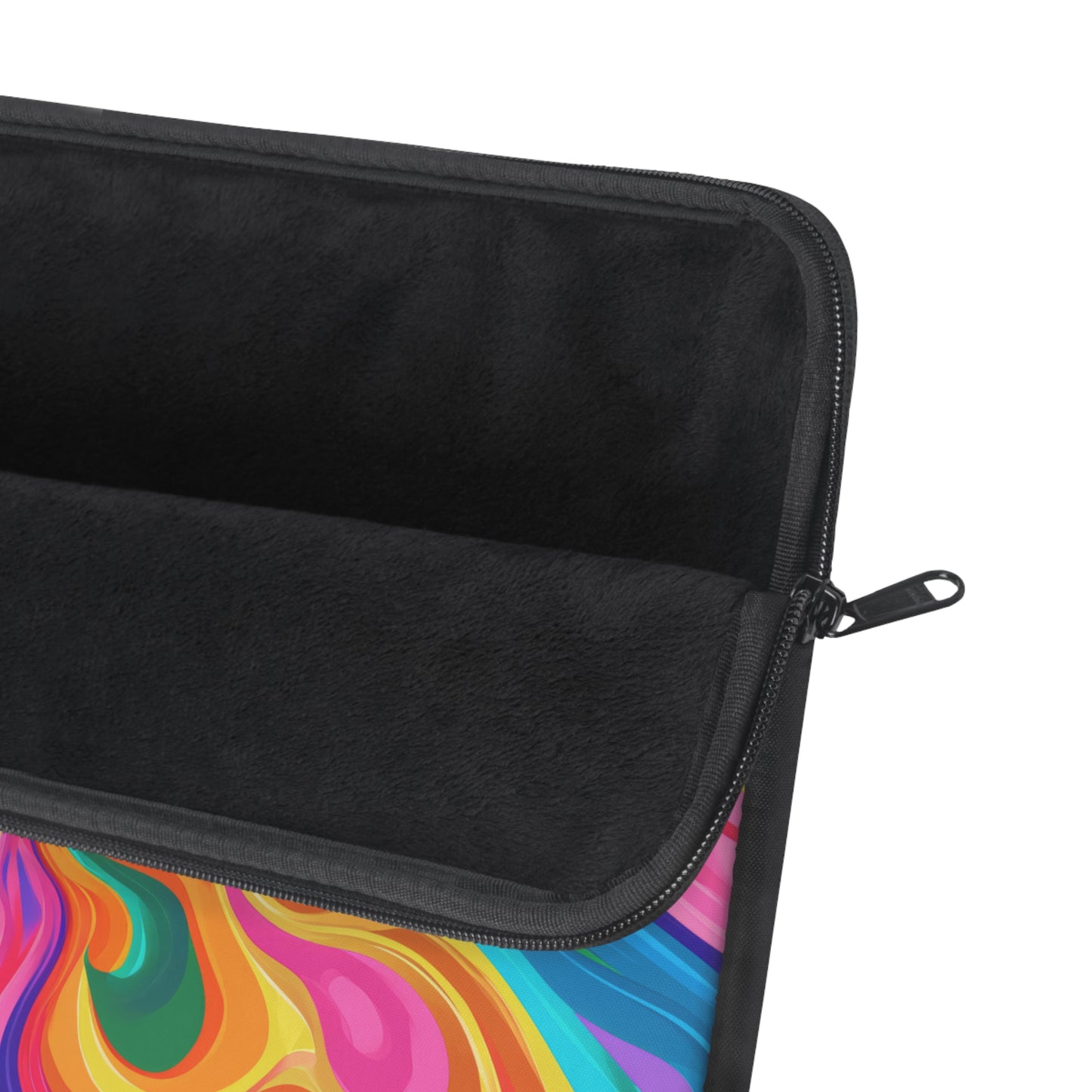 Color Rainbow Fusion Swirl Laptop or Ipad Protective Sleeve 3 Sizes Available