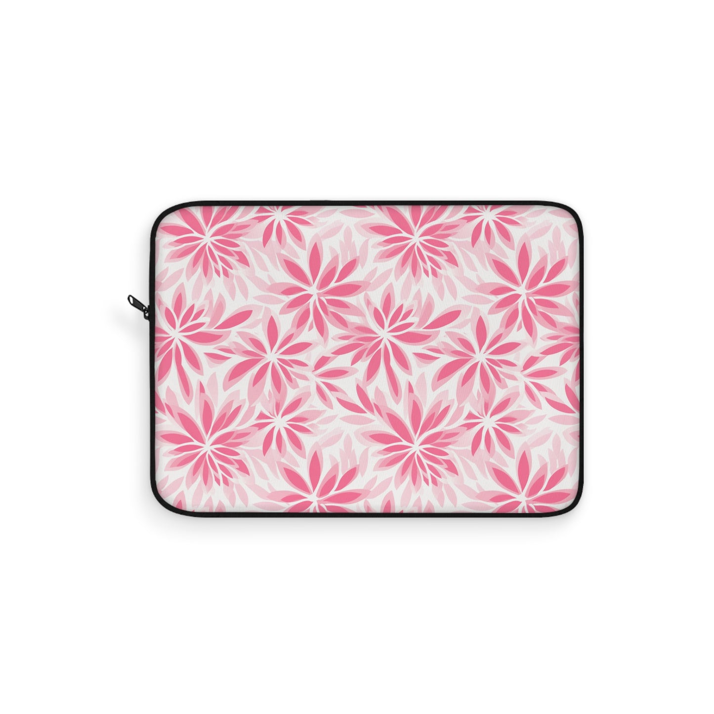 Blush Blooms Soft Pink Floral Pattern Laptop or Ipad Protective Sleeve 3 Sizes Available