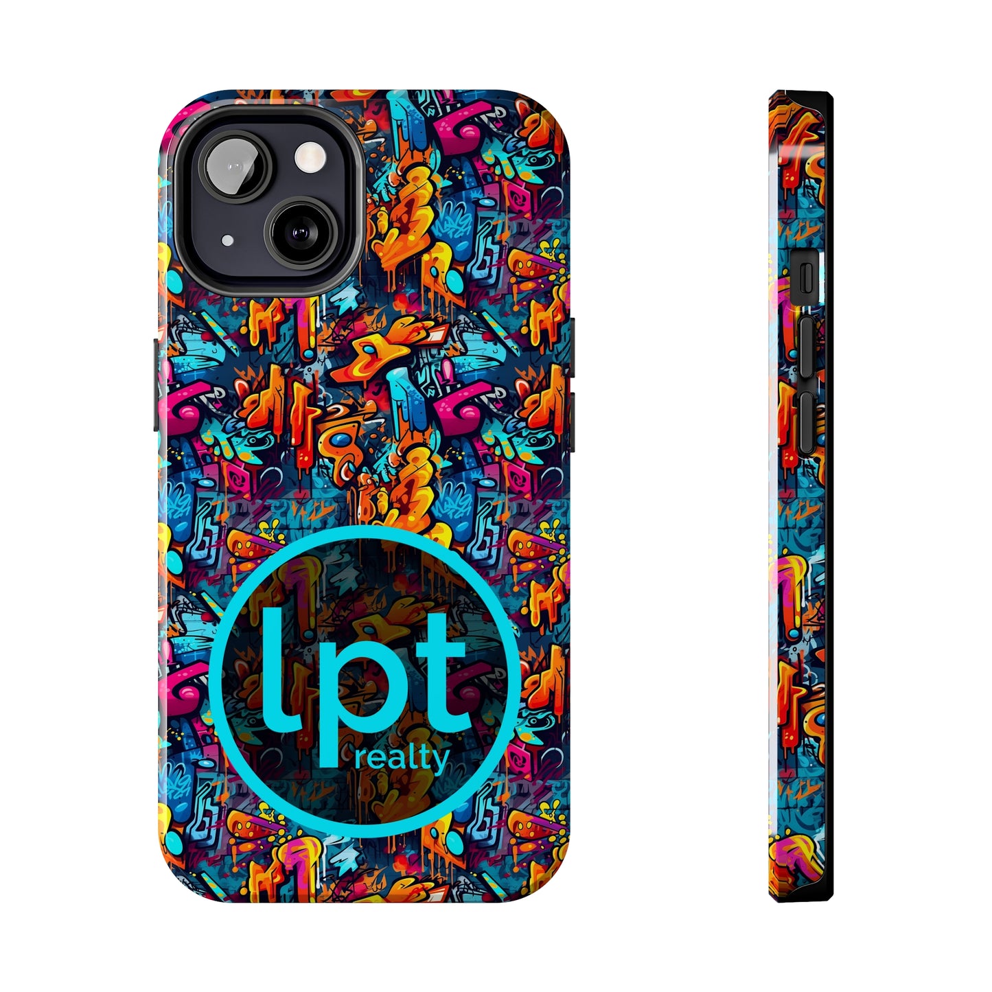 3D Abstract Graffiti Colorful Design Iphone Tough Phone Case