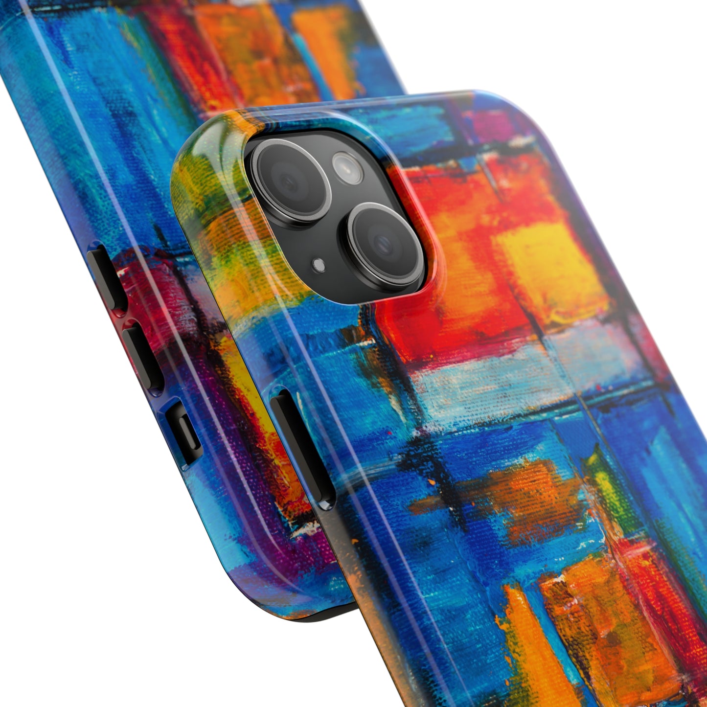 Rainbow Abstract Painting Iphone Tough Phone Case