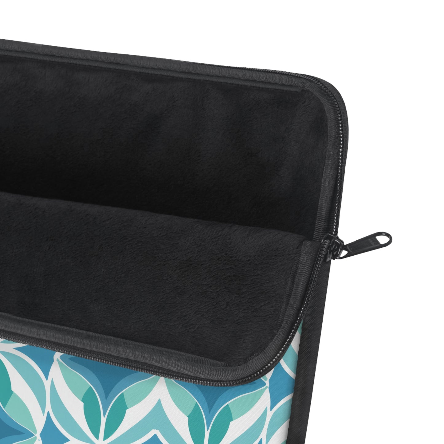 Retro Abstract Blue, Teal, and Aqua Pattern Laptop or Ipad Protective Sleeve 3 Sizes Available