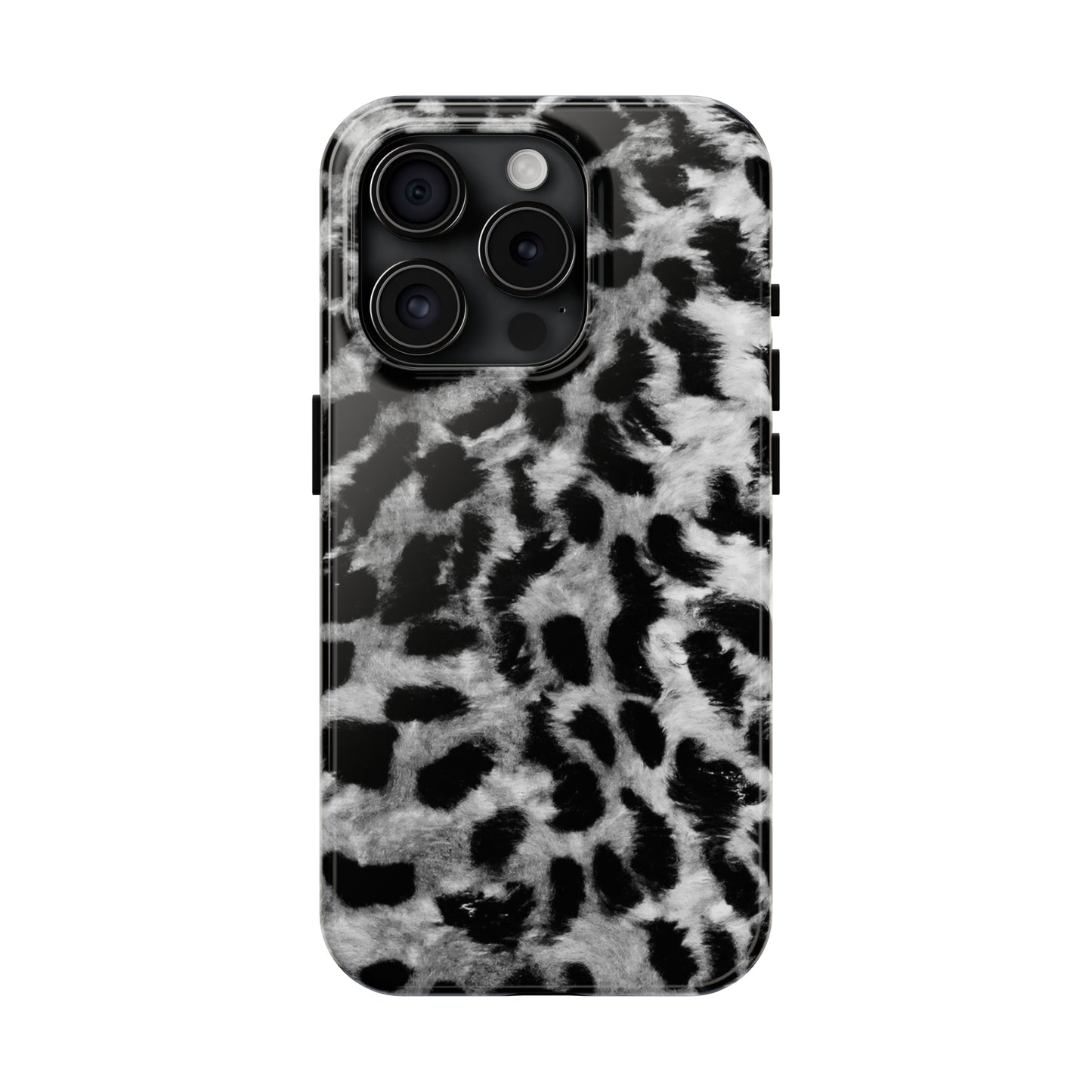 Leopard Fur Print Iphone Tough Phone Case