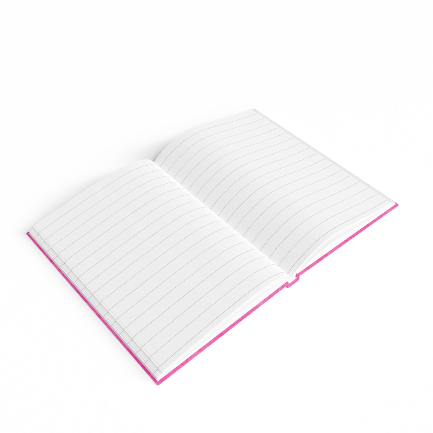 I'm Just A Girl Boss Building Her Empire Pink & White - Hardcover Ruled Line Journal 5" x 7"