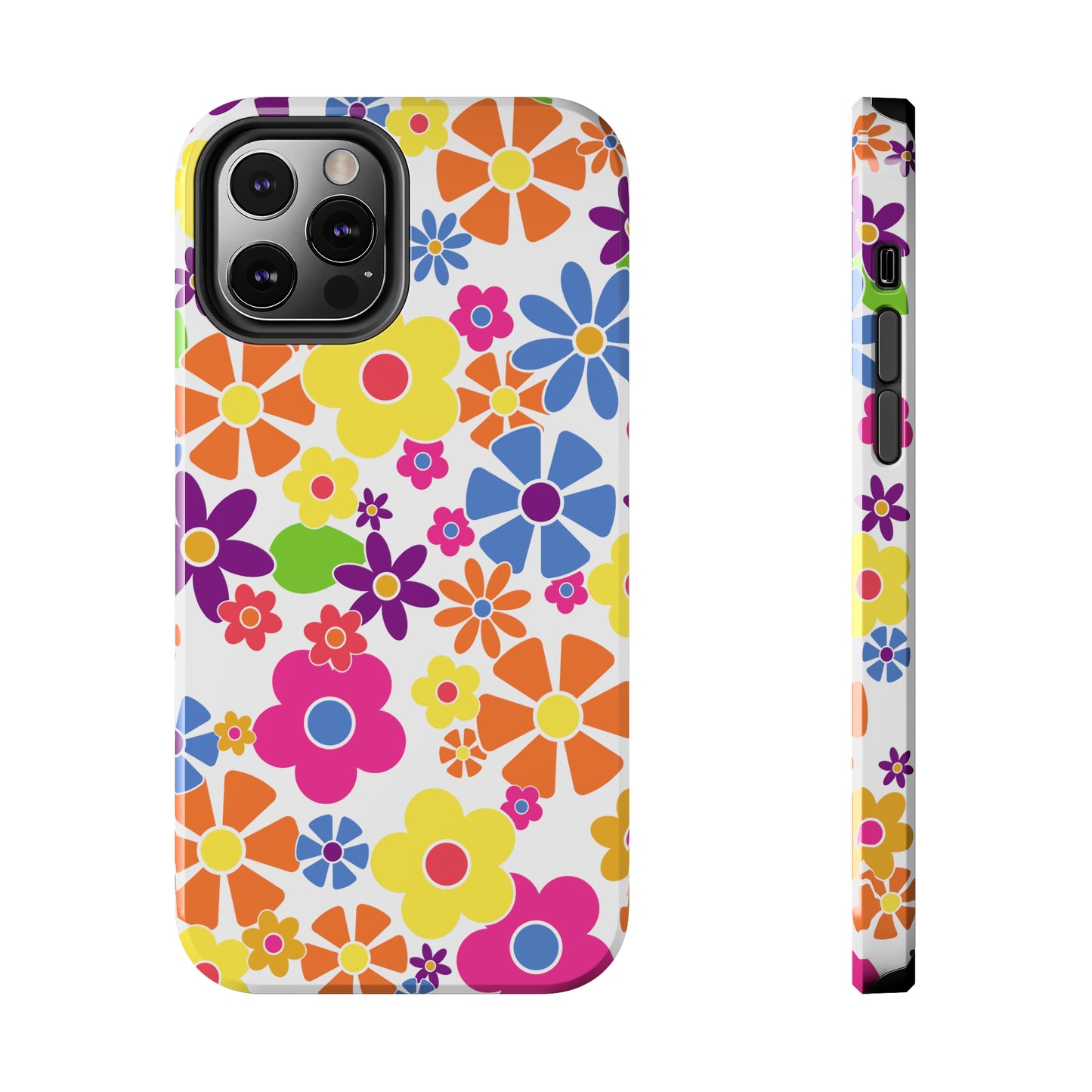 Flower Power Design Iphone Tough Phone Case