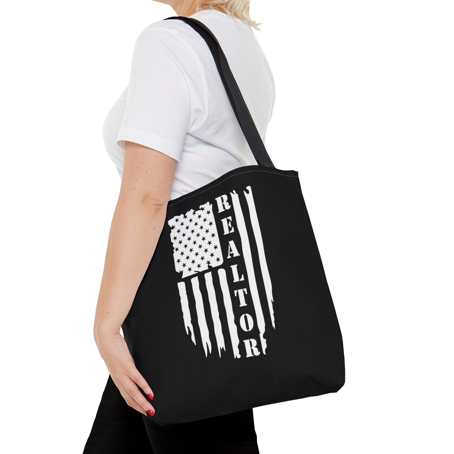 American Flag & Realtor  - Canvas Tote 3 Sizes