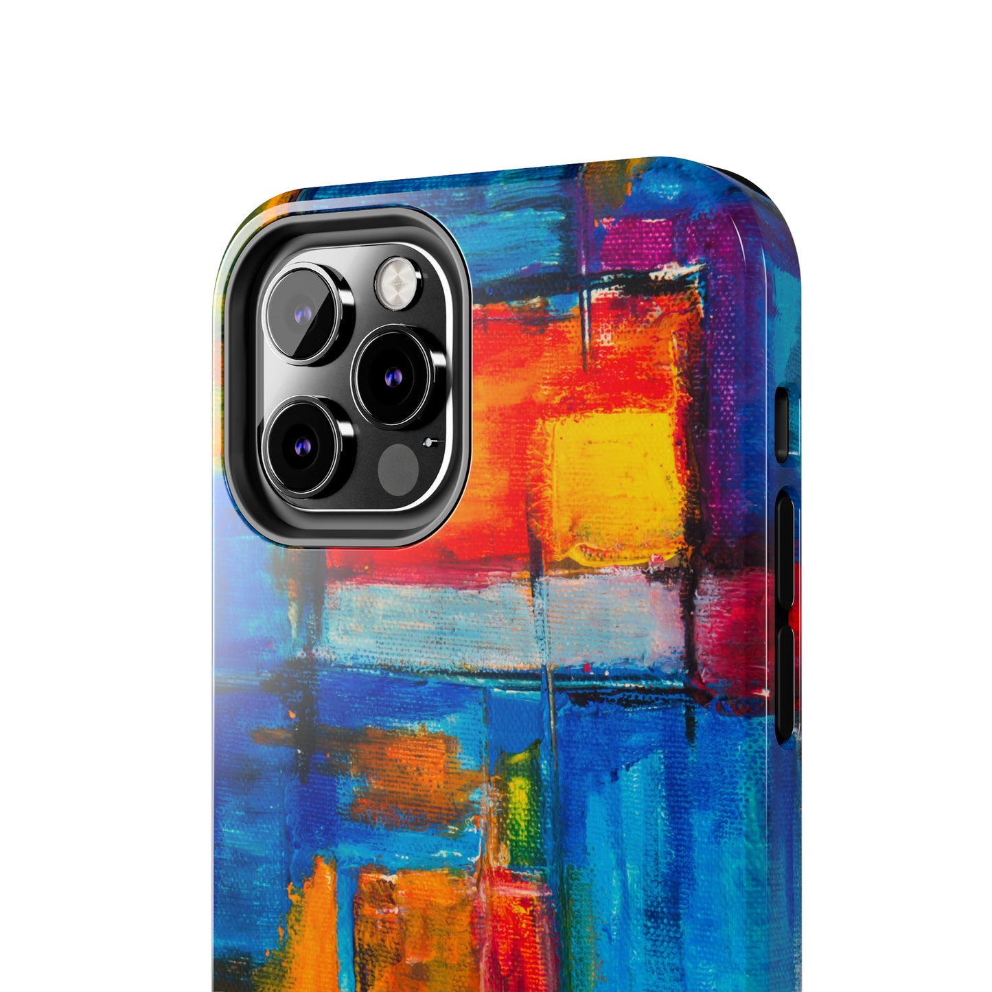 Rainbow Abstract Painting Iphone Tough Phone Case