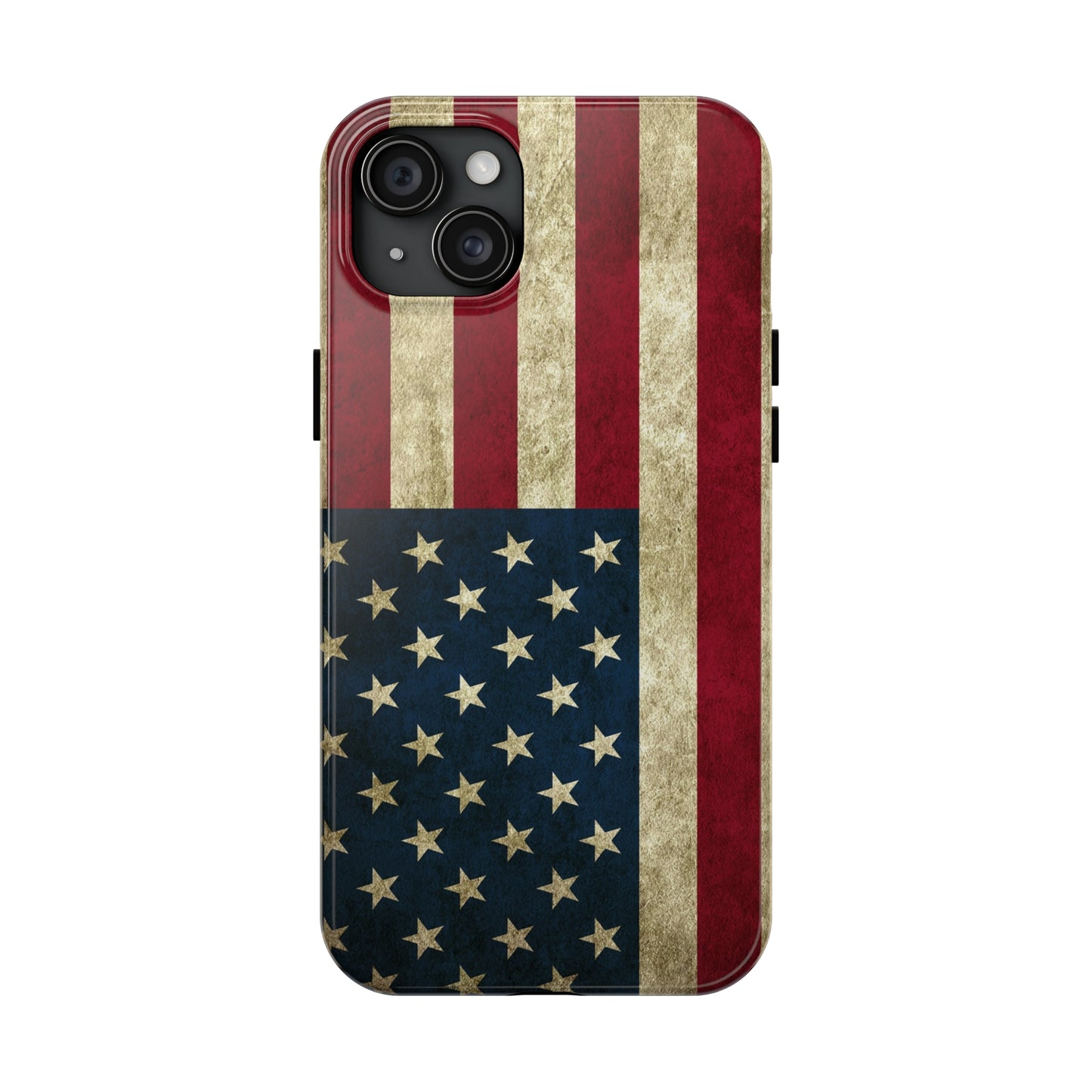 Rugged American Flag Iphone Tough Phone Case