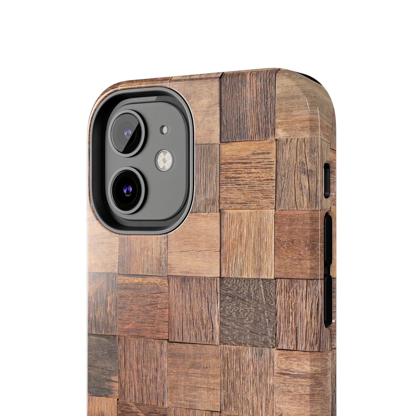 Organic Elegance Natural Woven Wood Design Design Iphone Tough Phone Case