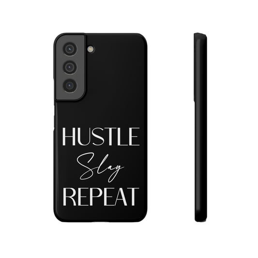 Hustle Slay Repeat Samsung Slim Cases