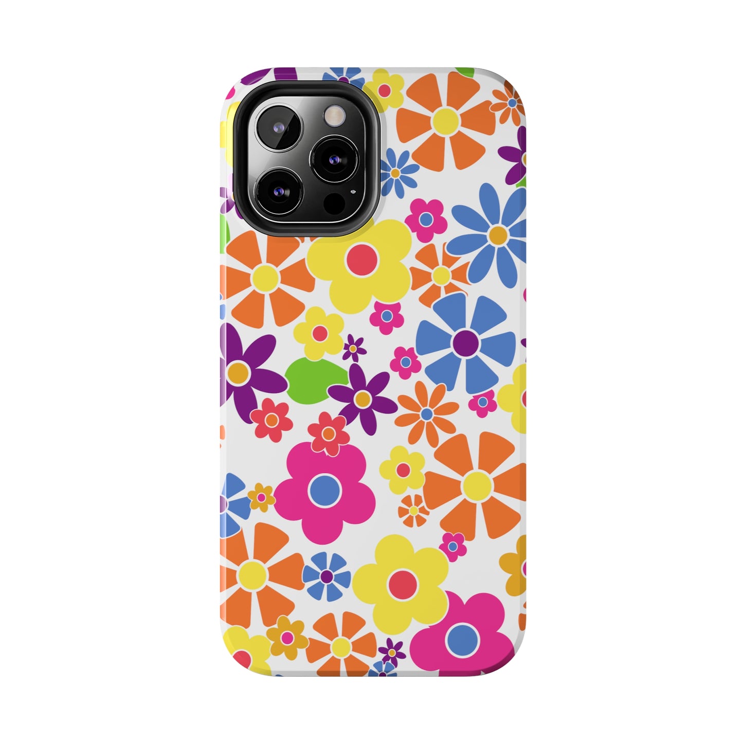 Flower Power Design Iphone Tough Phone Case