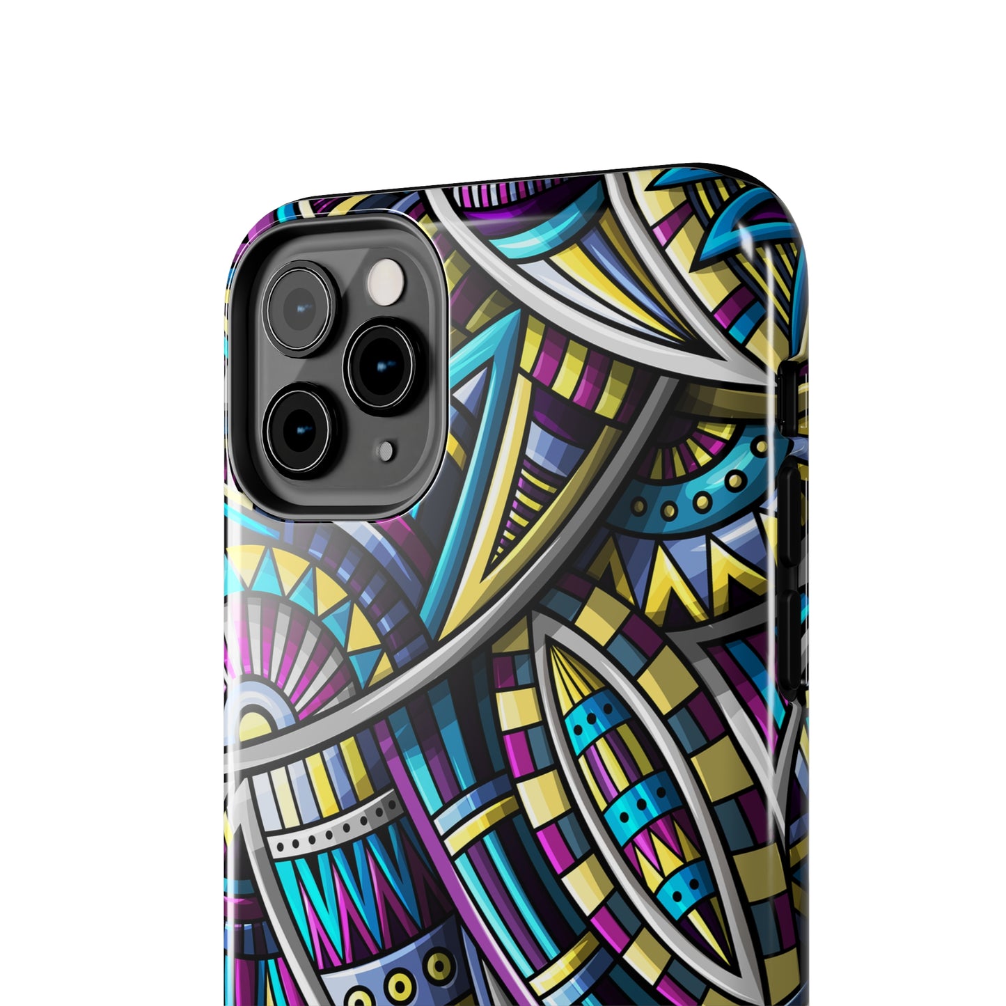 Tribal Colorful Abstract Design Iphone Tough Phone Case