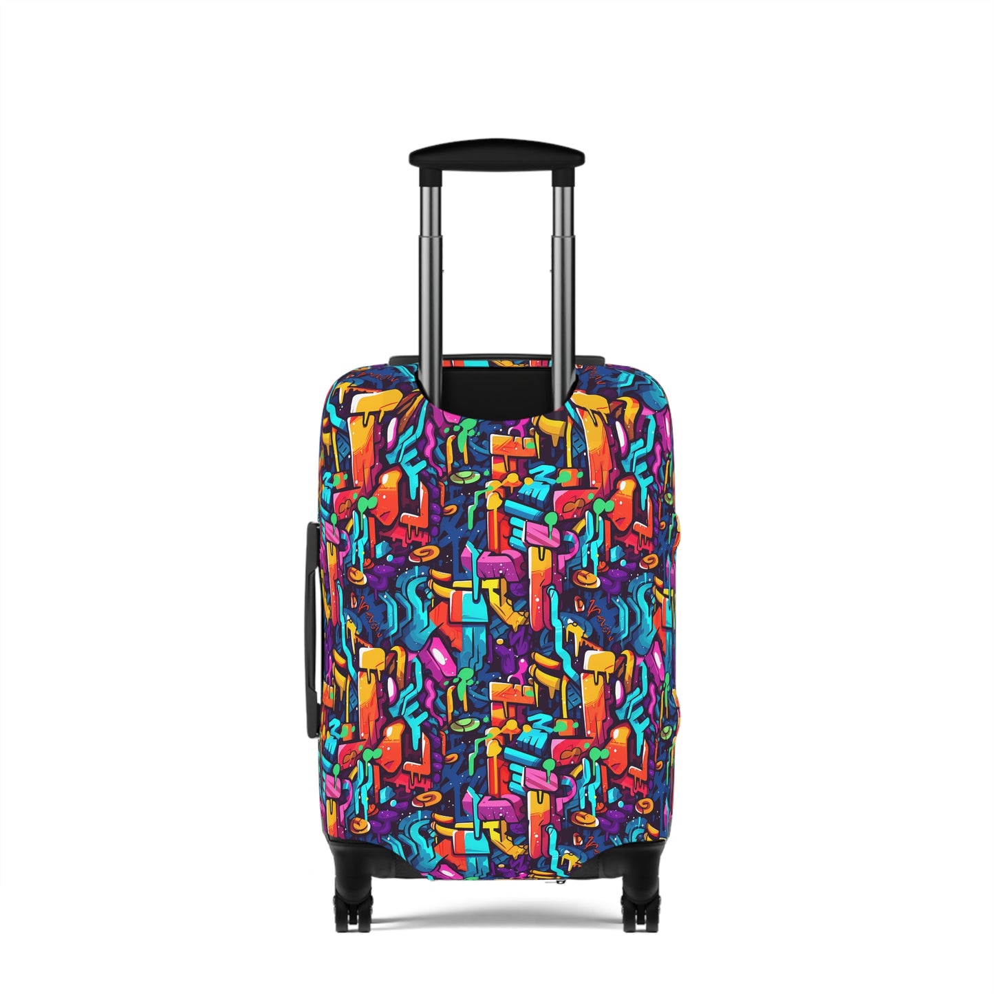 3D Abstract Colorful Street Graffiti Art Design  - Luggage Protector and Cover 3 Sizes