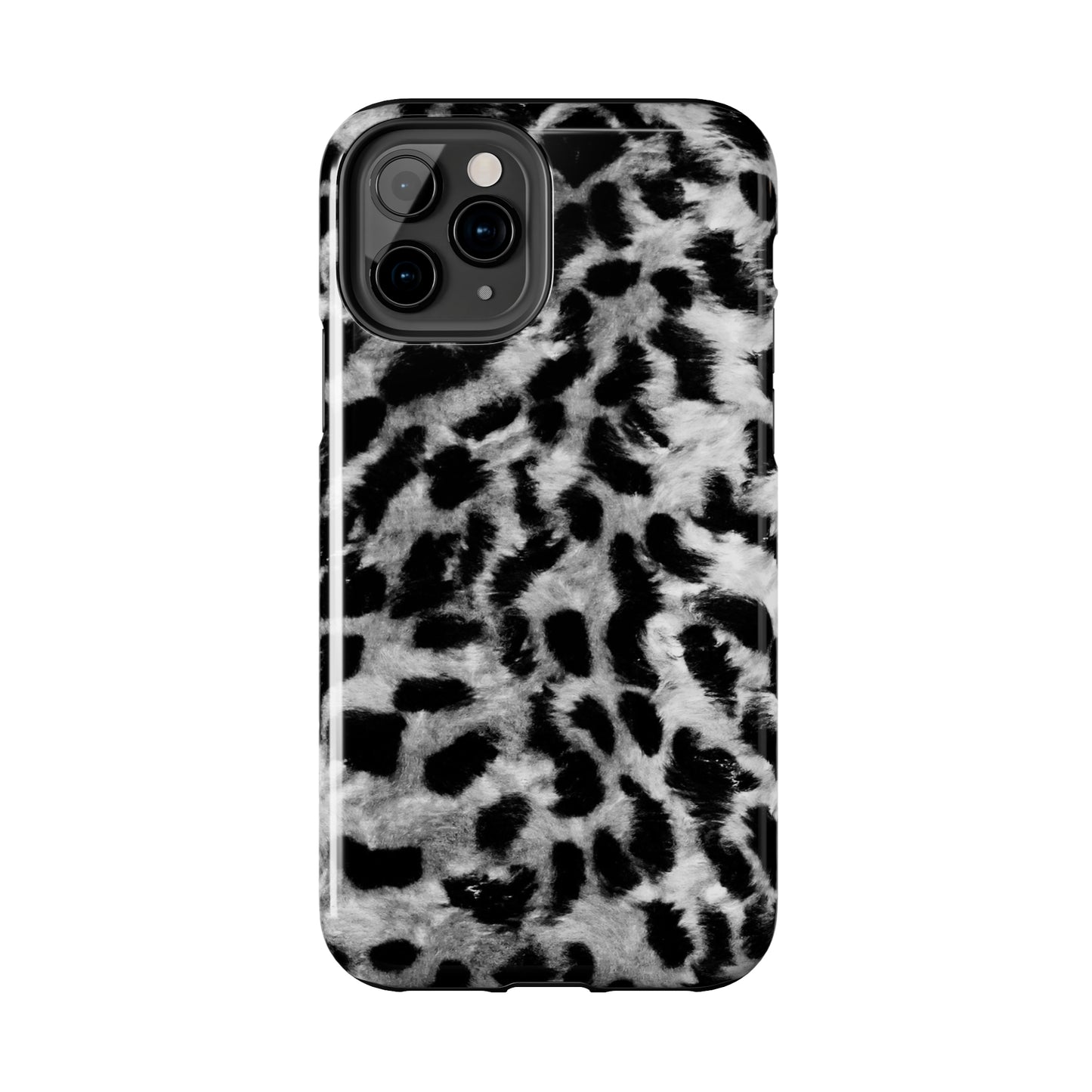 Leopard Fur Print Iphone Tough Phone Case