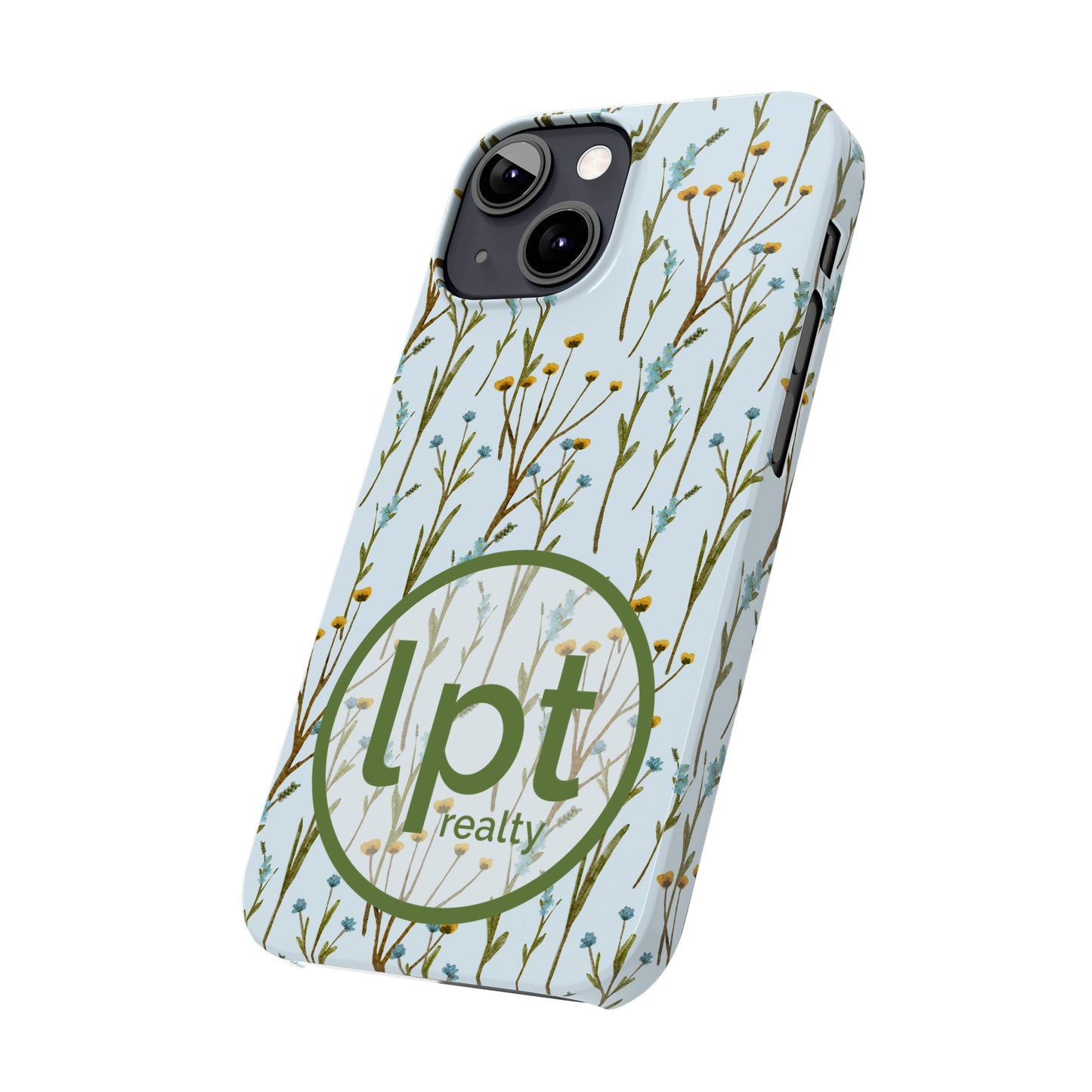 LPT Realty Logo -  Wildflowers Design Iphone 15-12 Slim Phone Case