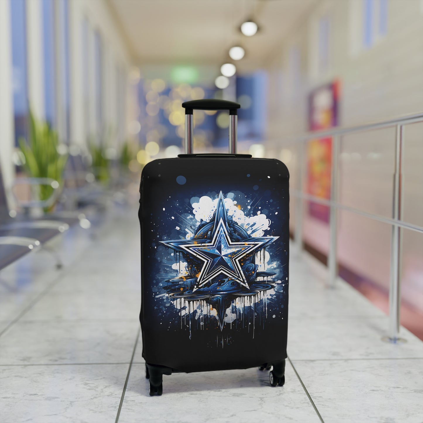 Dallas Cowboys Football Star Design  - Luggage Protector and Cover 3 Sizes