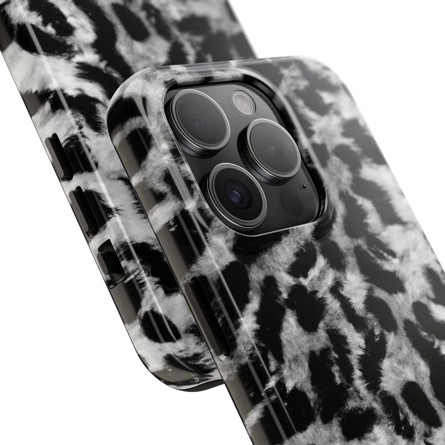 Leopard Fur Print Iphone Tough Phone Case