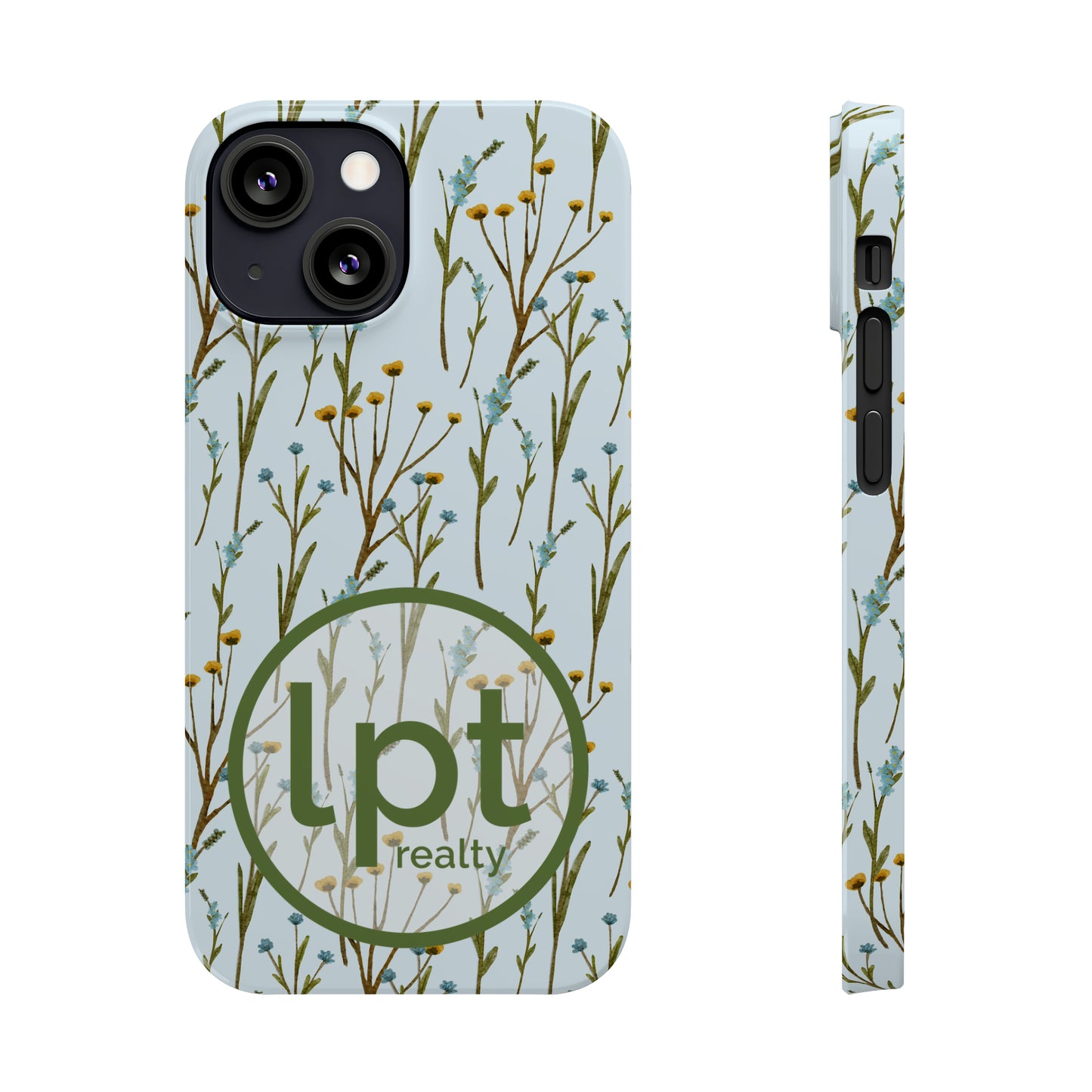 LPT Realty Logo -  Wildflowers Design Iphone 15-12 Slim Phone Case