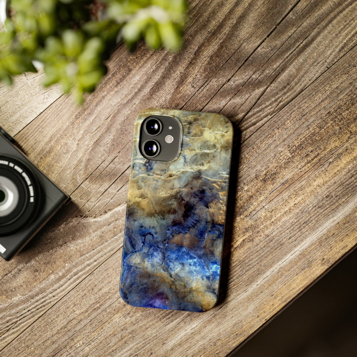 Ocean and Beach Abstract Iphone 15-12 Slim Phone Case