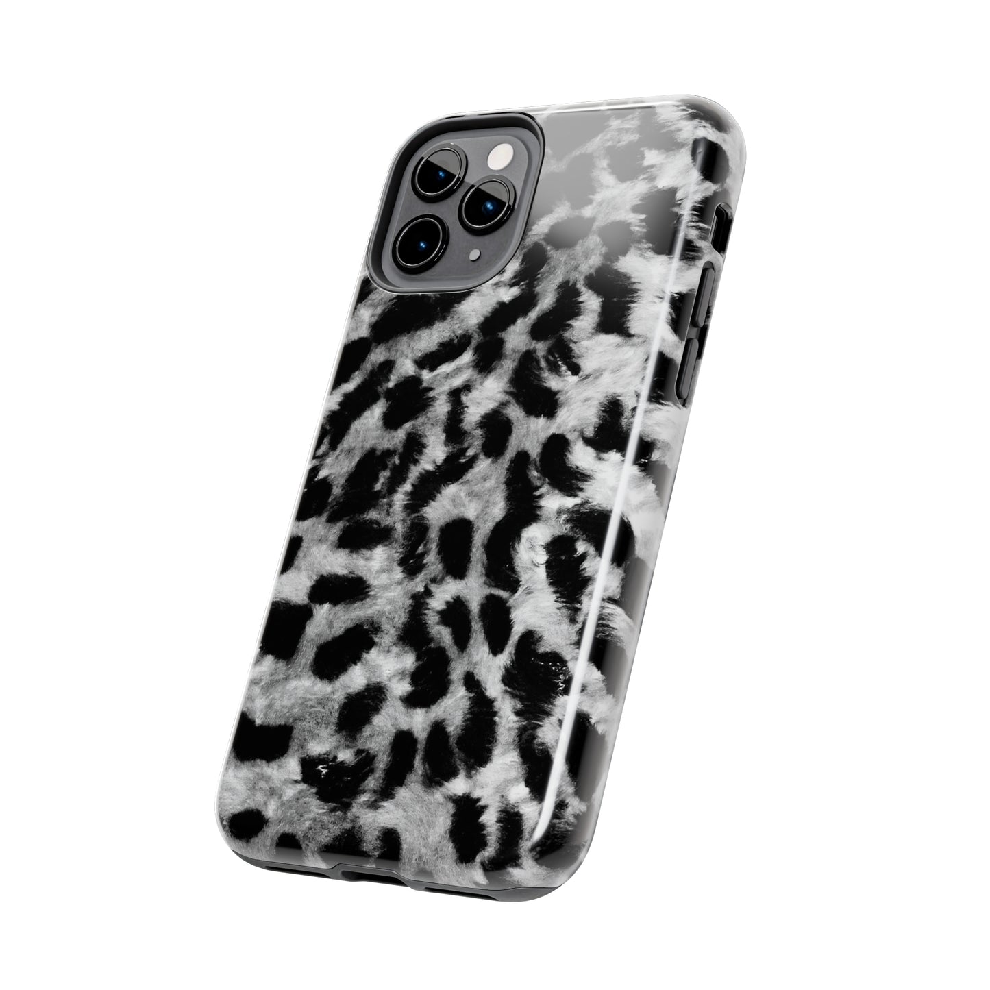 Leopard Fur Print Iphone Tough Phone Case