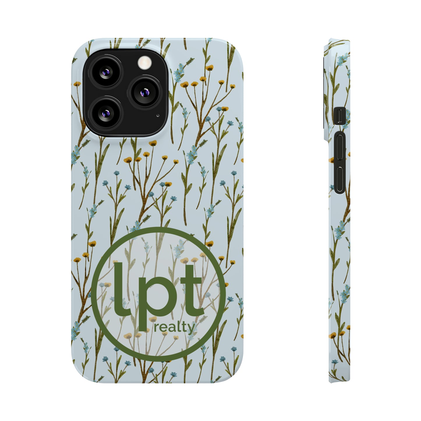 LPT Realty Logo -  Wildflowers Design Iphone 15-12 Slim Phone Case