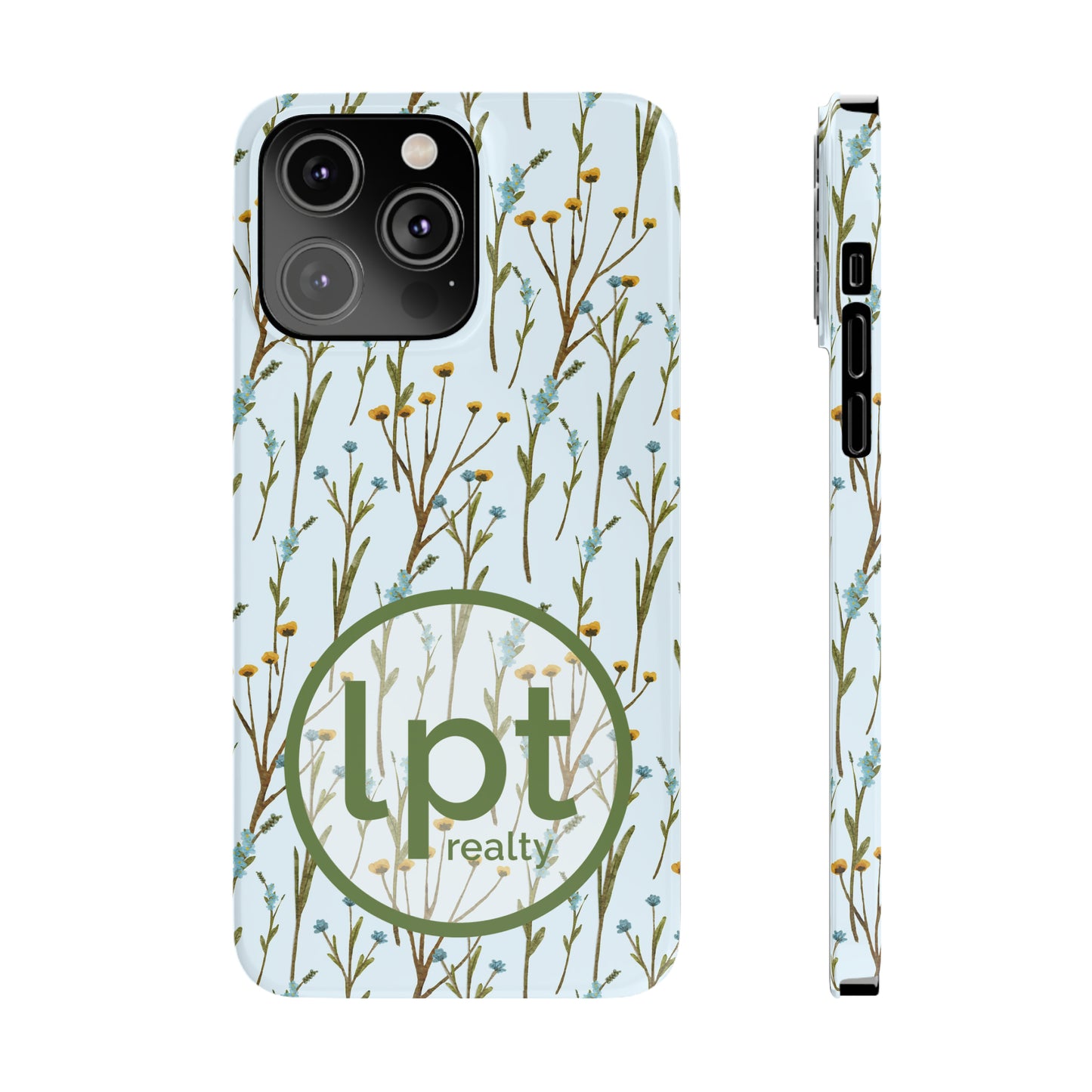 LPT Realty Logo -  Wildflowers Design Iphone 15-12 Slim Phone Case