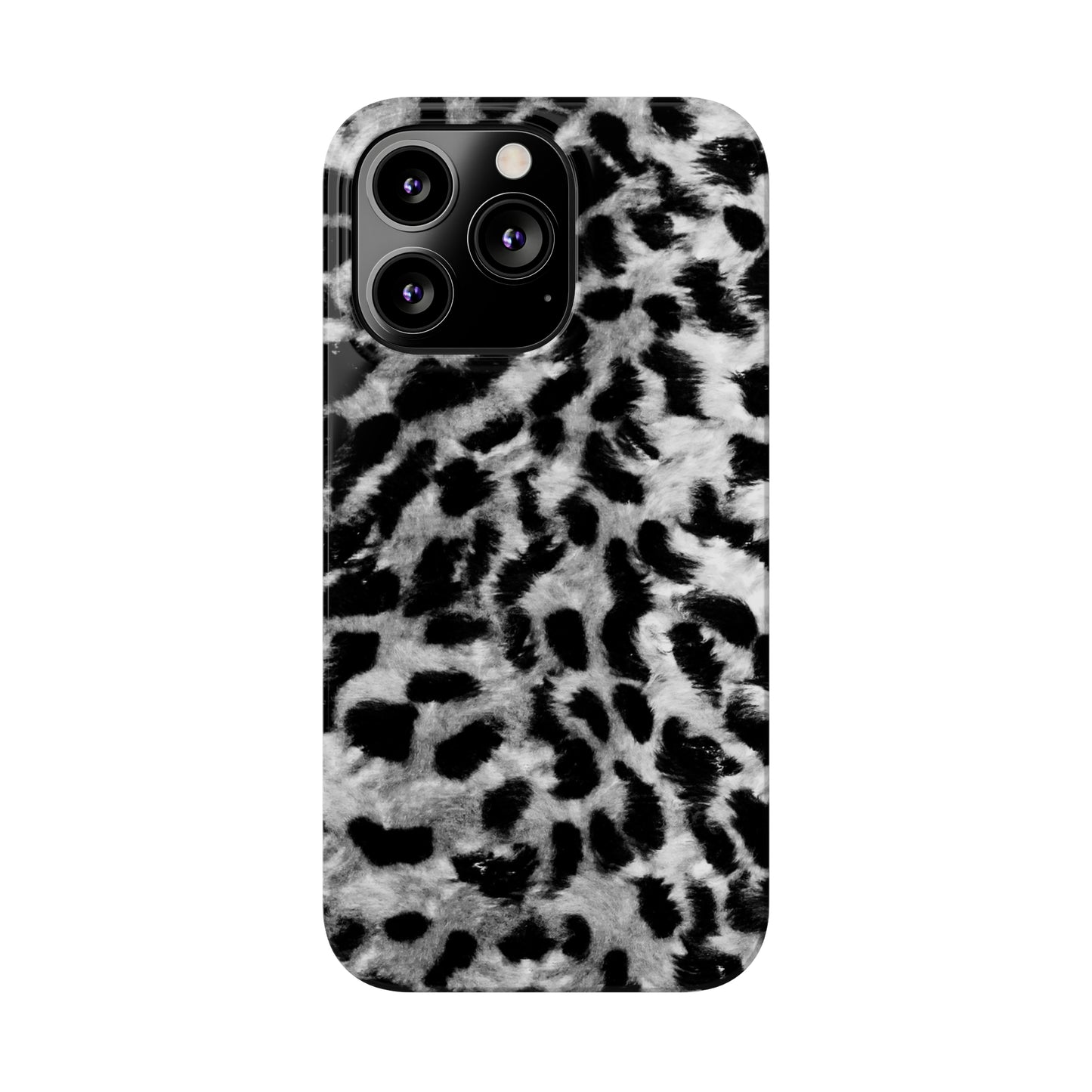 Leopard Fur Print Iphone 15-12 Slim Phone Case