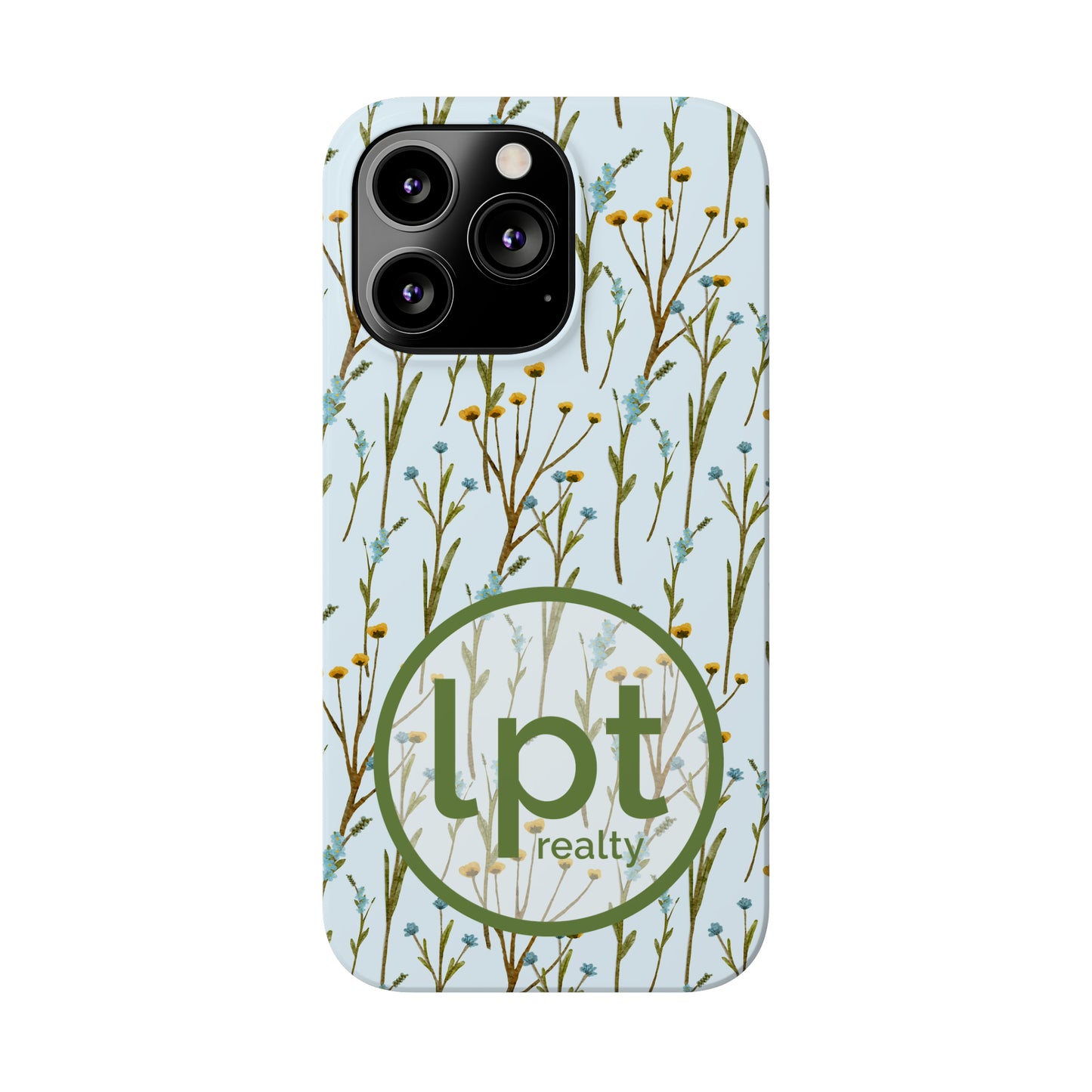 LPT Realty Logo -  Wildflowers Design Iphone 15-12 Slim Phone Case