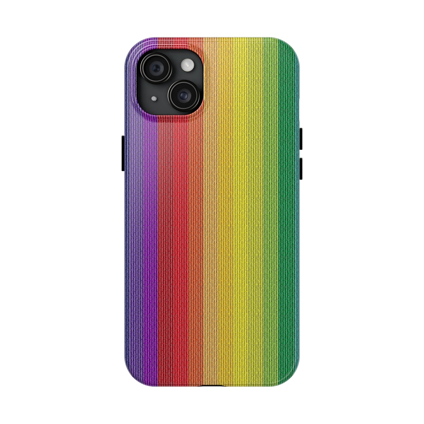 Rainbow Stripe Design Iphone Tough Phone Case