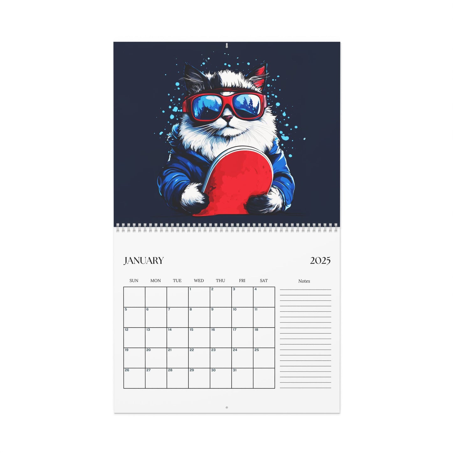 Crazy Cat Wall Calendars - 2 Sizes