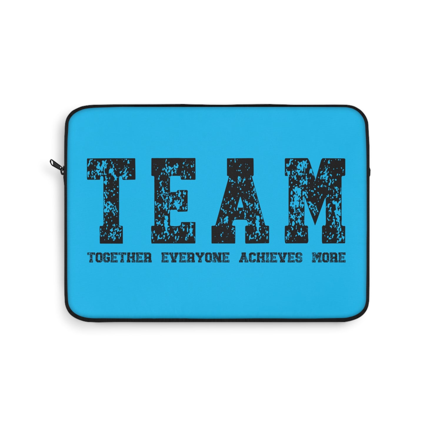 TEAM Together Everyone Achieves More Blue & Black Laptop or Ipad Protective Sleeve 3 Sizes