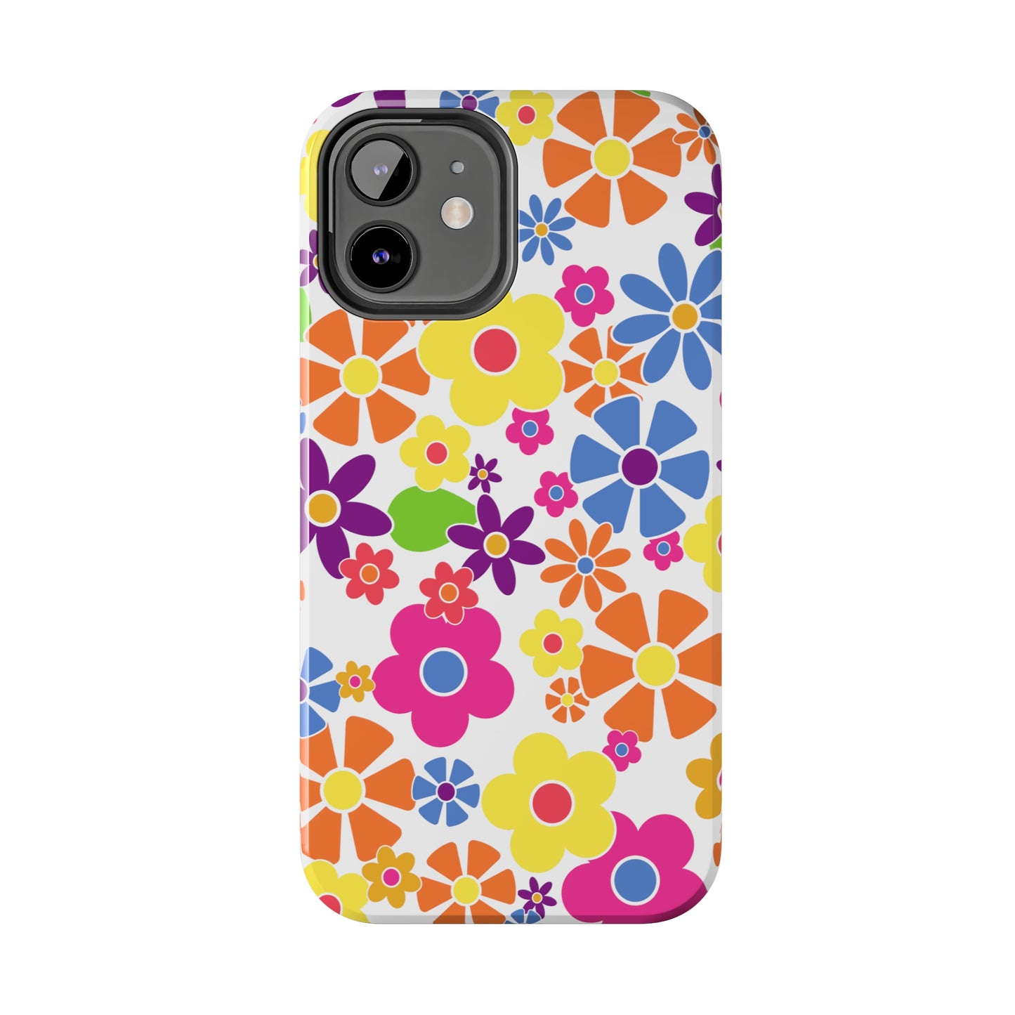 Flower Power Design Iphone Tough Phone Case