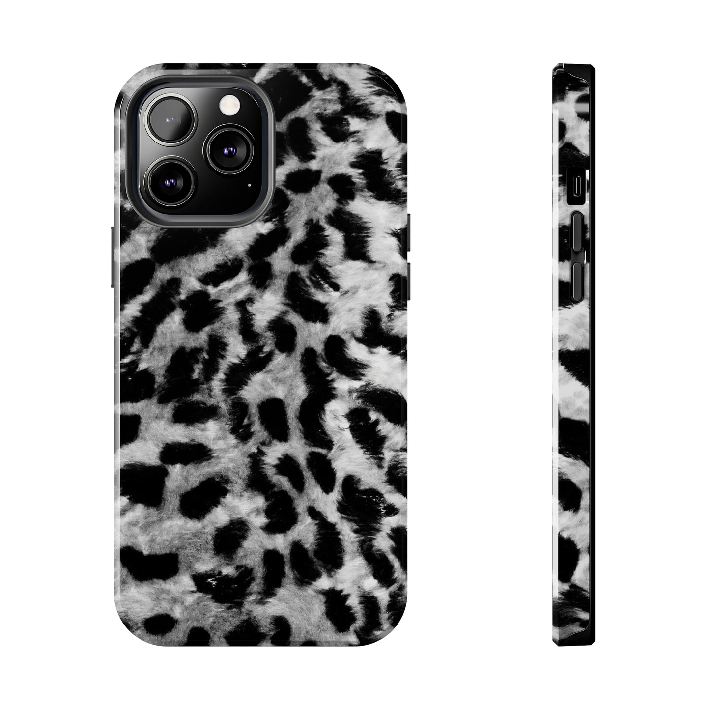 Leopard Fur Print Iphone Tough Phone Case